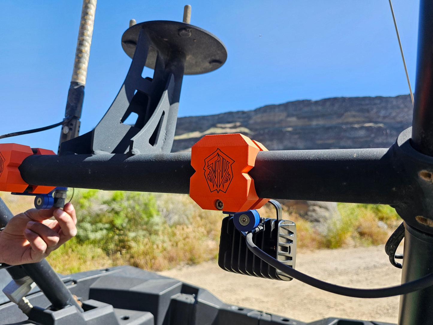 Whip Light / Flag Mount Kit Single